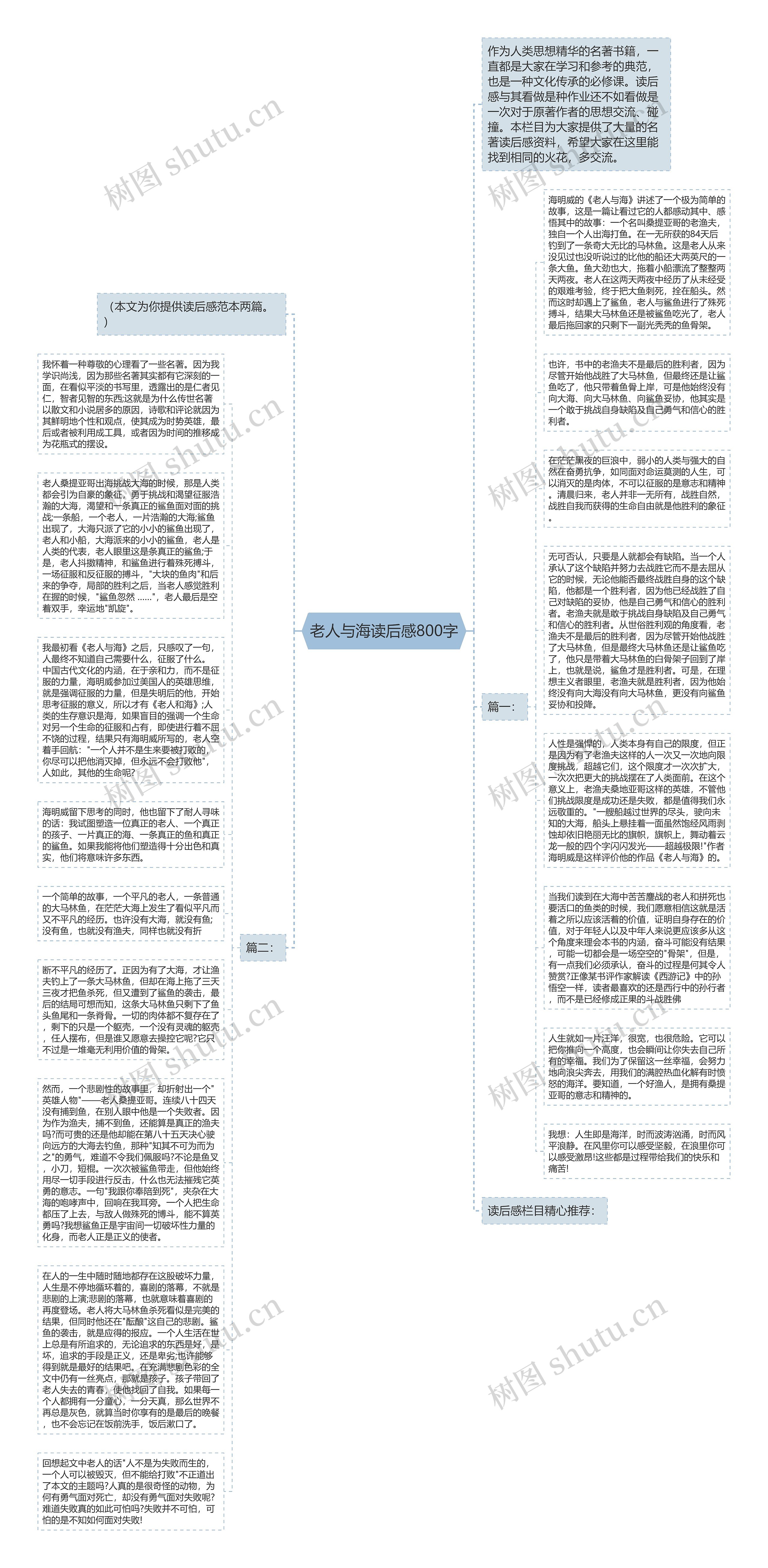 老人与海读后感800字