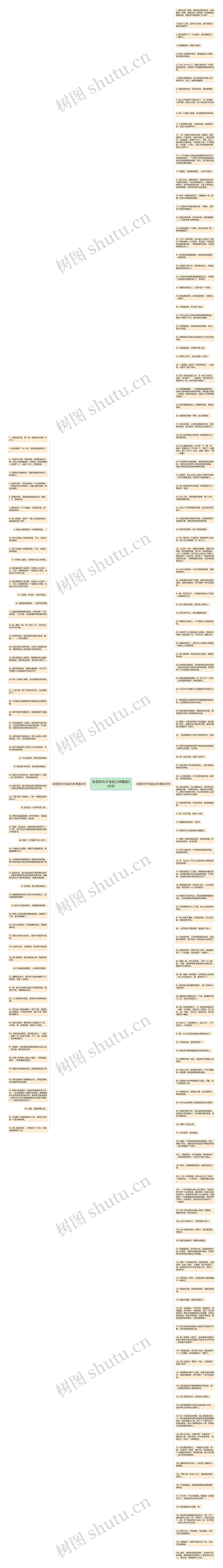 自恋的句子说自己帅精选200句思维导图