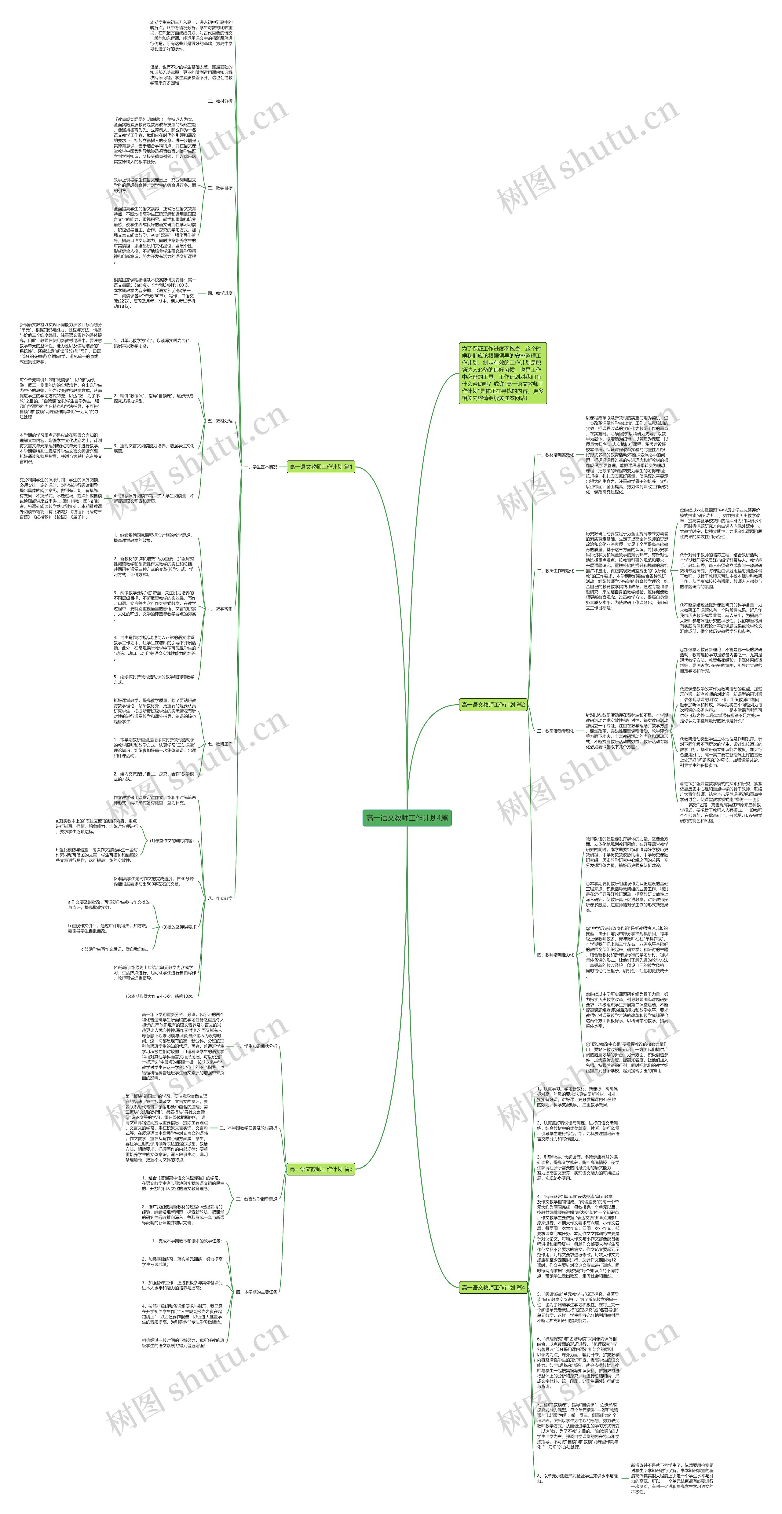 高一语文教师工作计划4篇