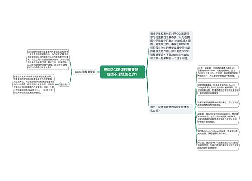 英国GCSE课程重要吗，成绩不理想怎么办？