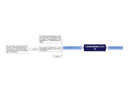 小学语文教师教学工作计划