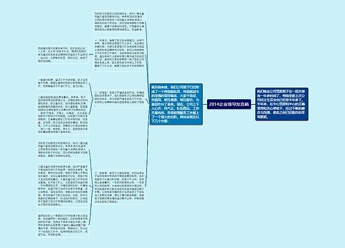 2014企业领导发言稿