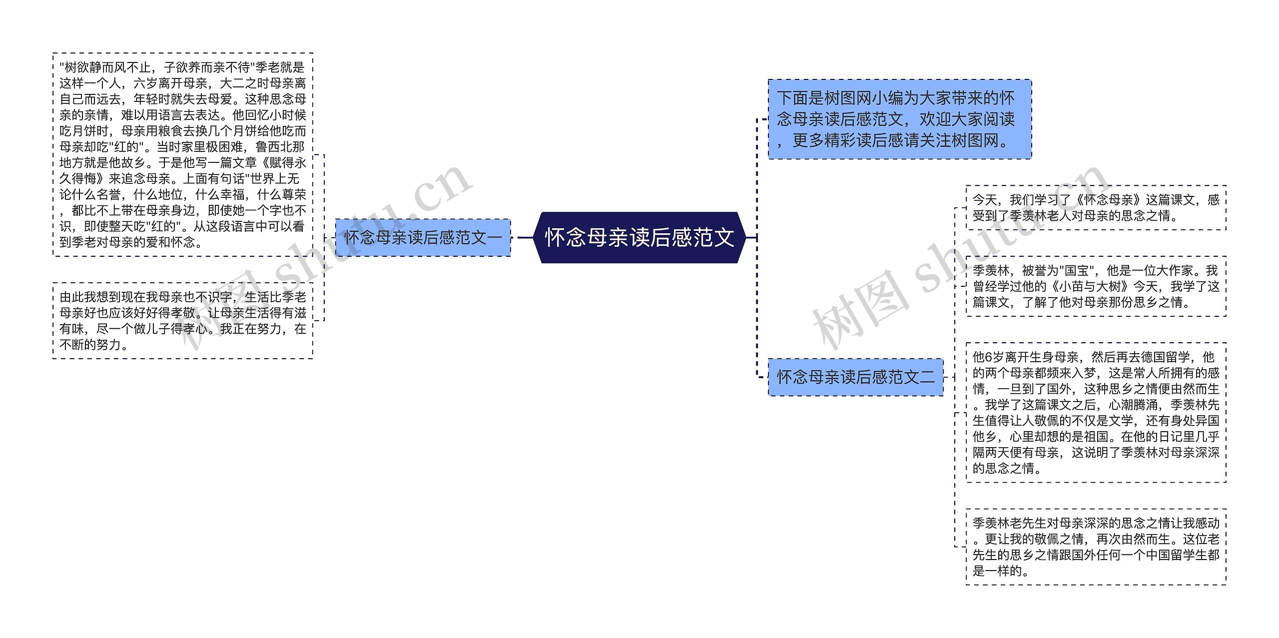 怀念母亲读后感范文