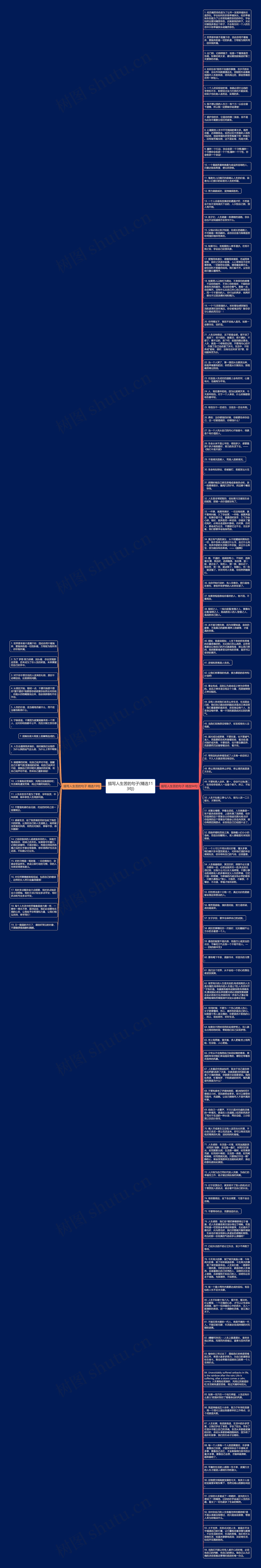 描写人生苦的句子(精选113句)思维导图