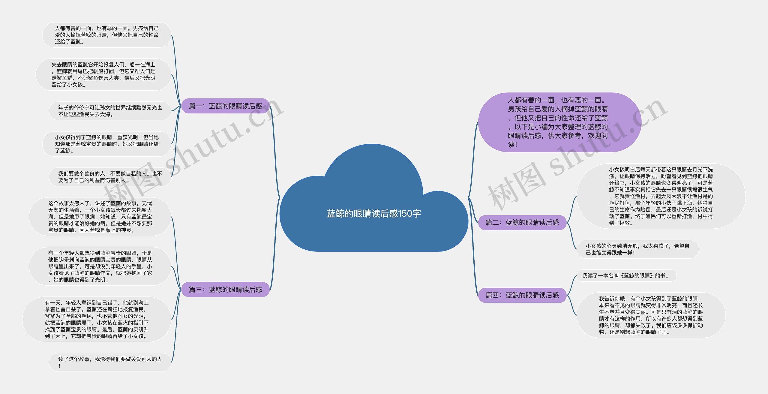 蓝鲸的眼睛读后感150字