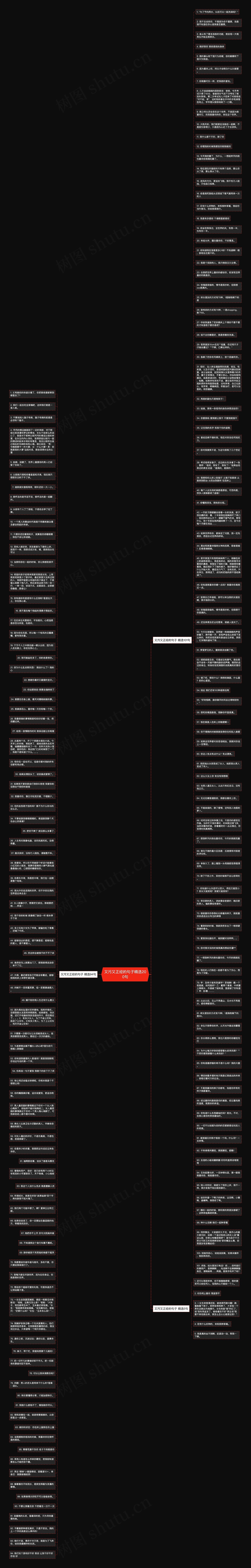 又污又正经的句子精选200句思维导图