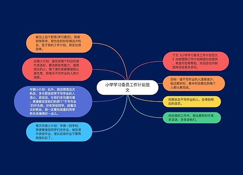 小学学习委员工作计划范文