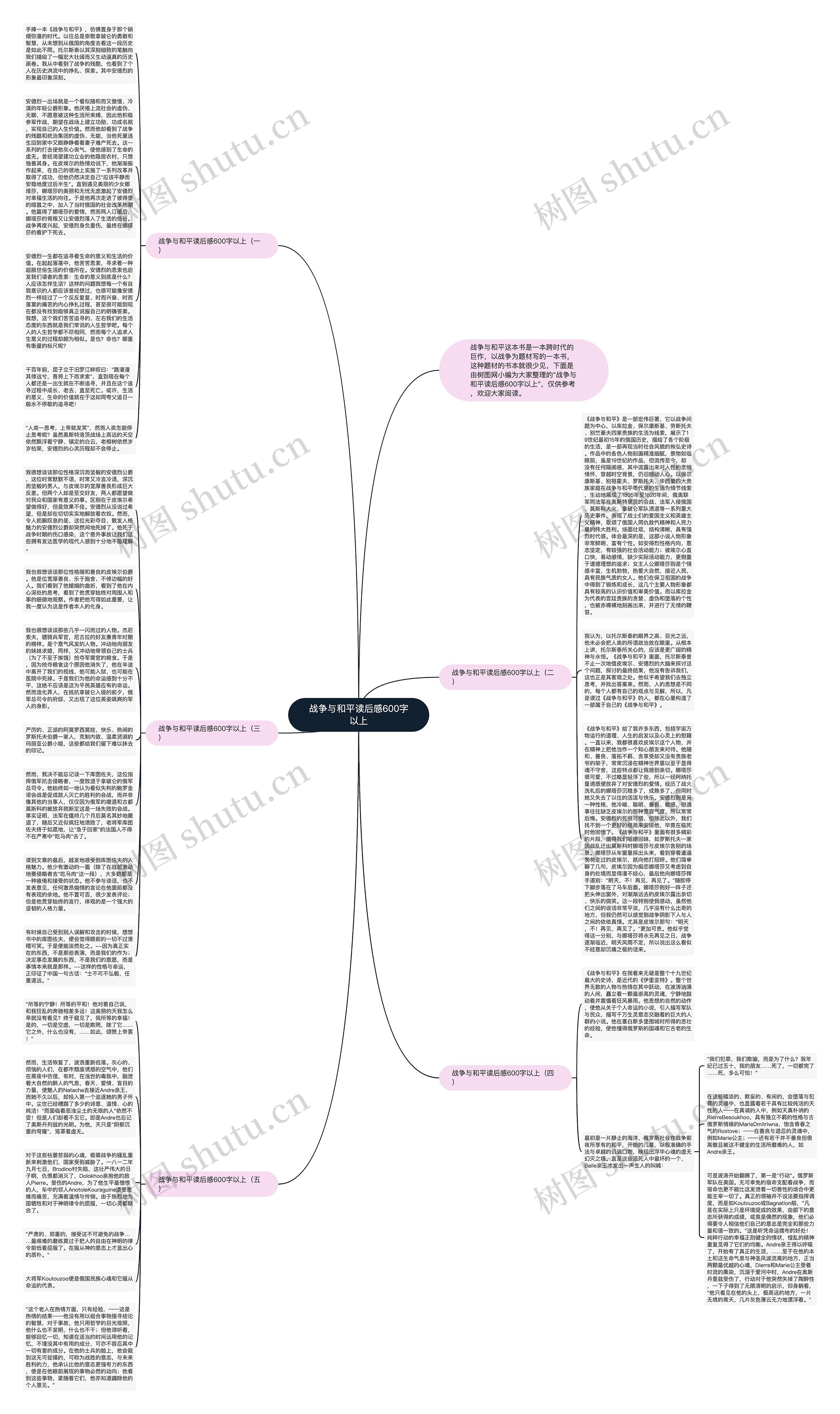 战争与和平读后感600字以上