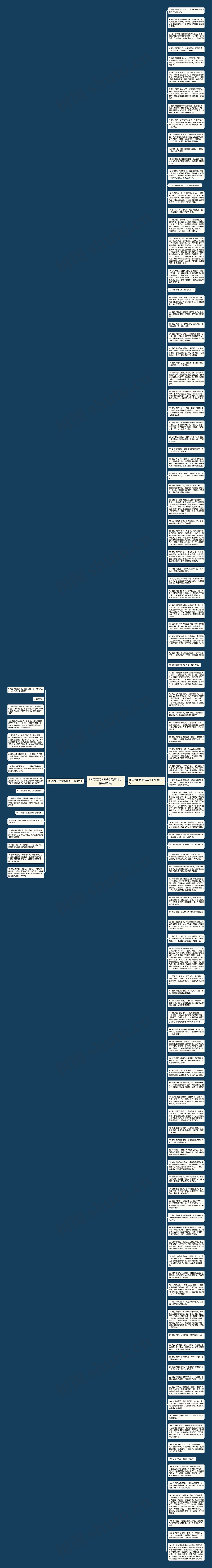 描写奶奶外貌的优美句子精选126句思维导图