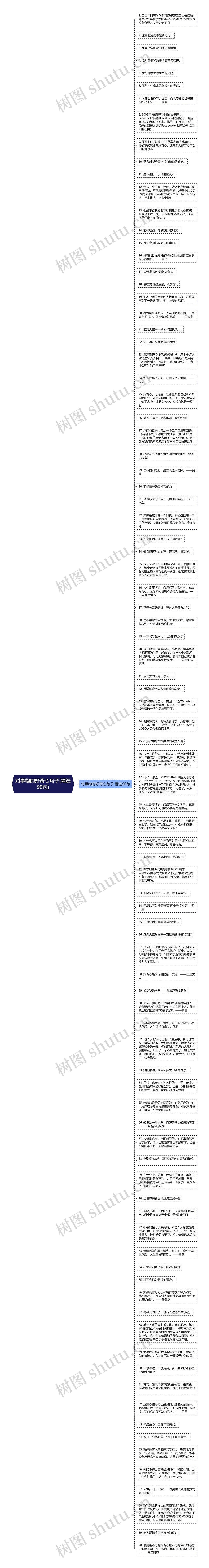 对事物的好奇心句子(精选90句)思维导图