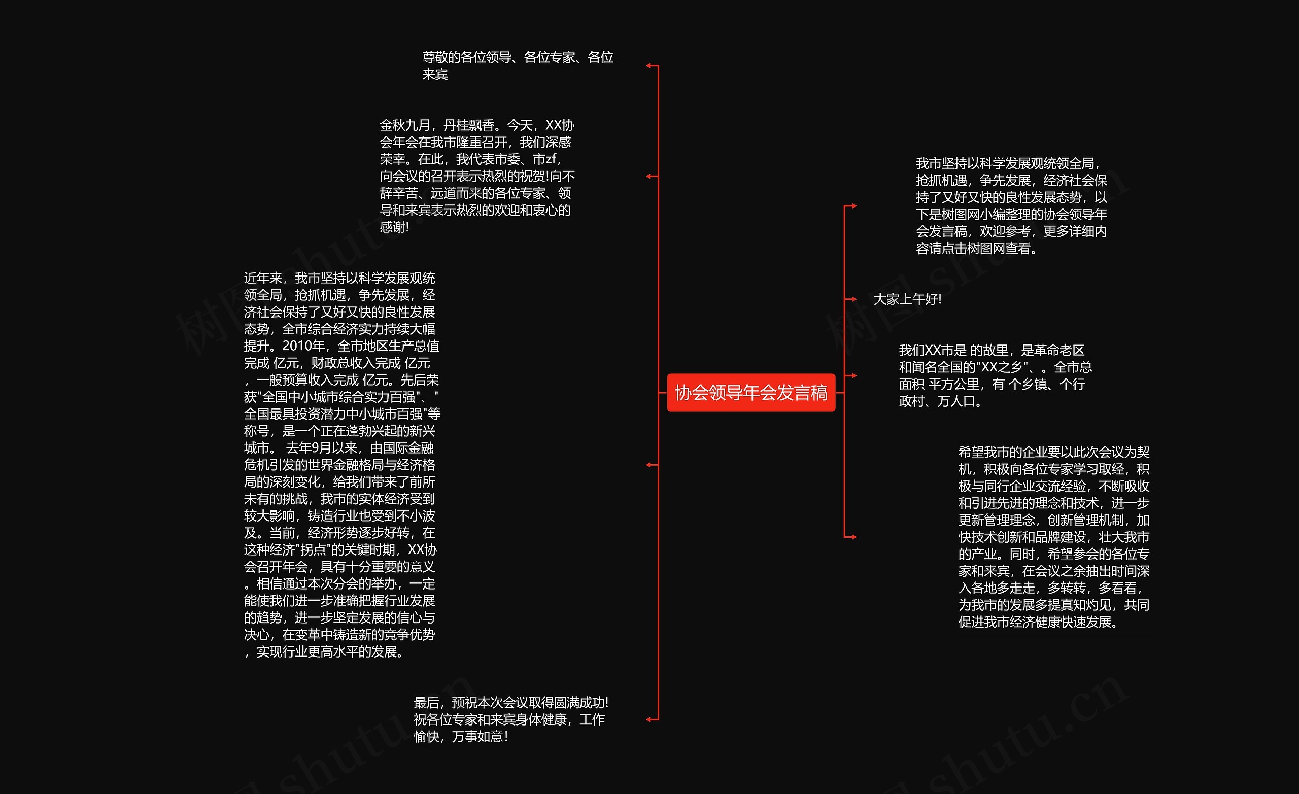 协会领导年会发言稿