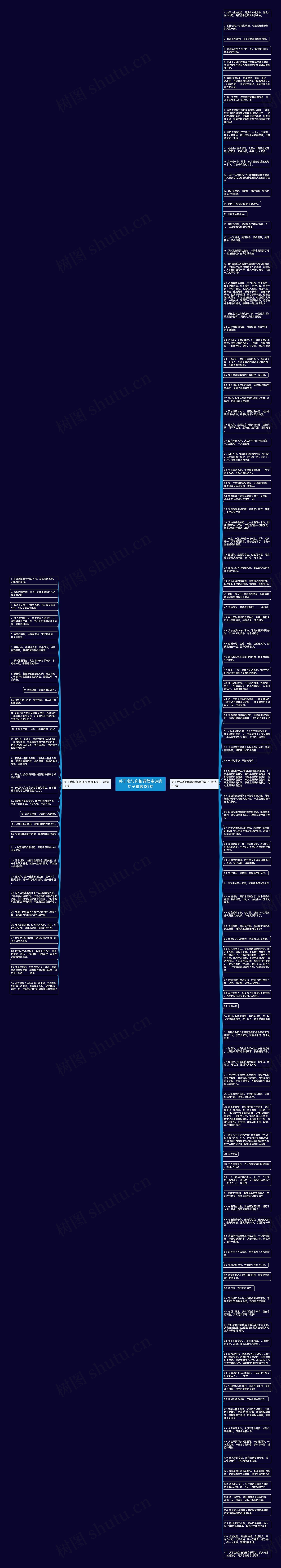关于我与你相遇很幸运的句子精选137句思维导图