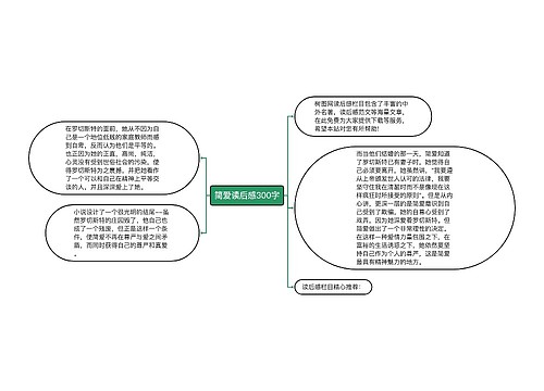 简爱读后感300字