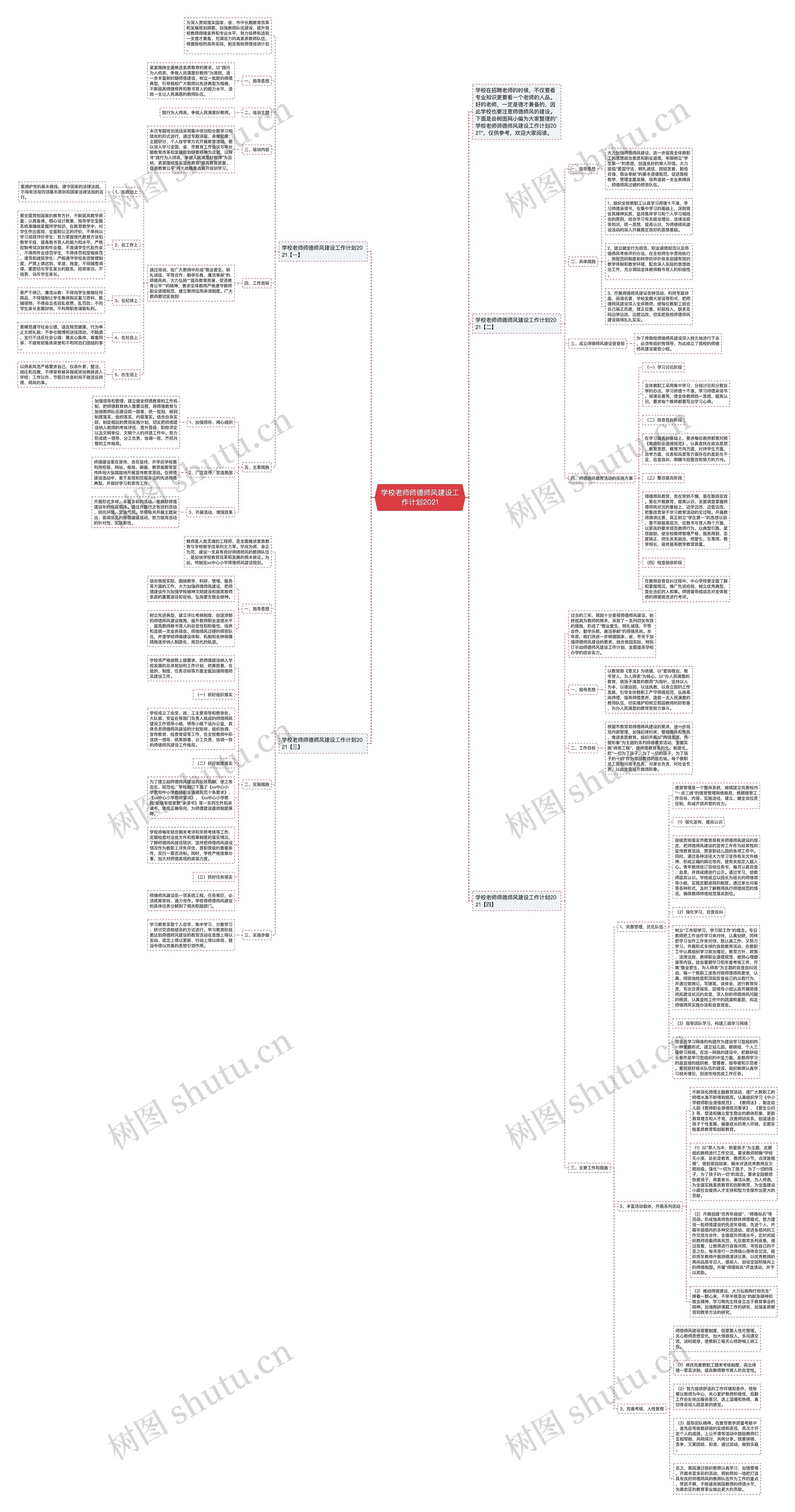 学校老师师德师风建设工作计划2021