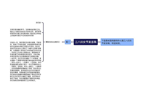 三八妇女节发言稿