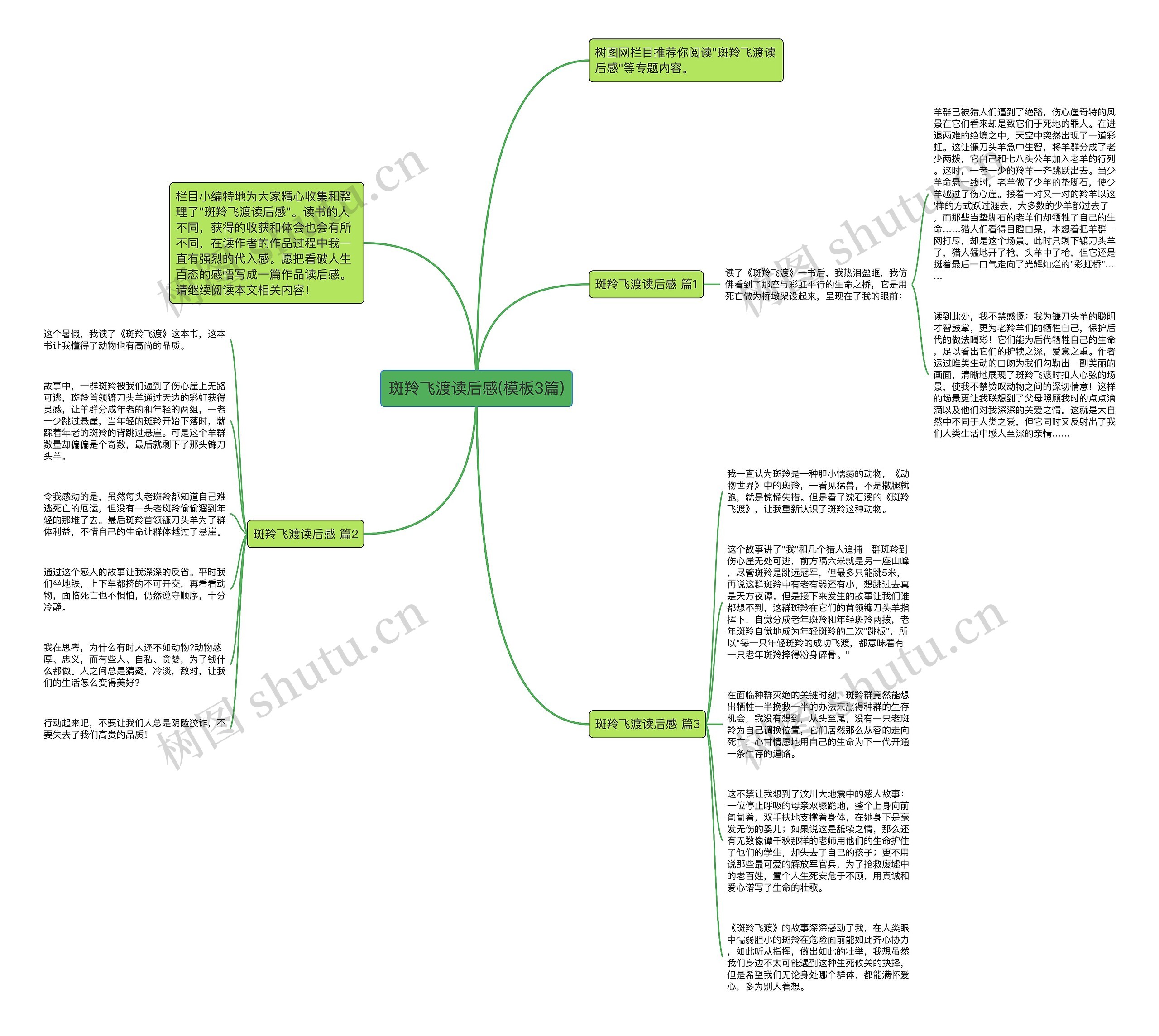 斑羚飞渡读后感(3篇)思维导图
