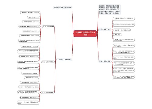 上学期三年级班主任工作计划