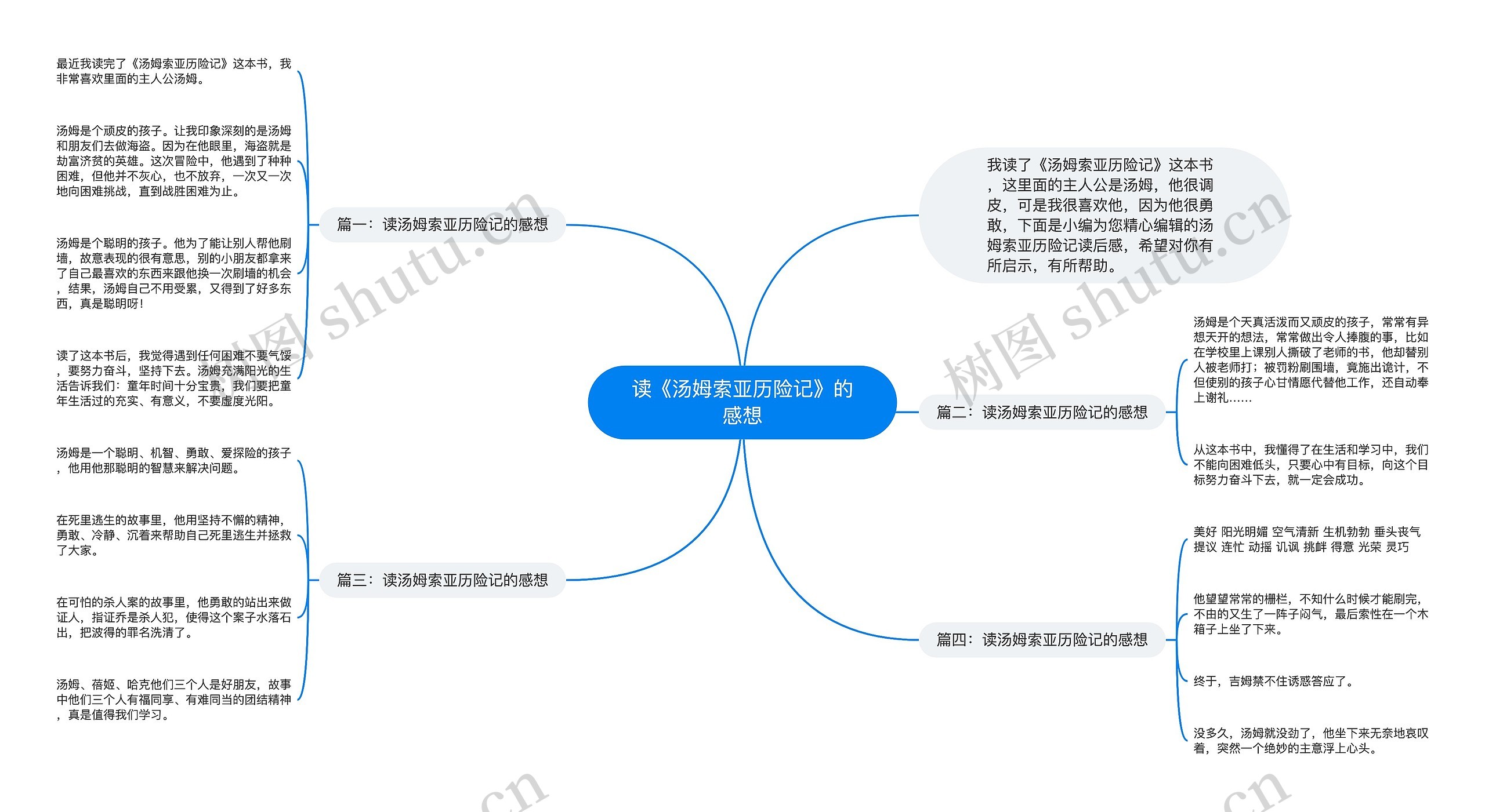 读《汤姆索亚历险记》的感想