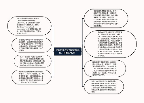 IGCSE课程证书认可度怎样，有哪些用途？