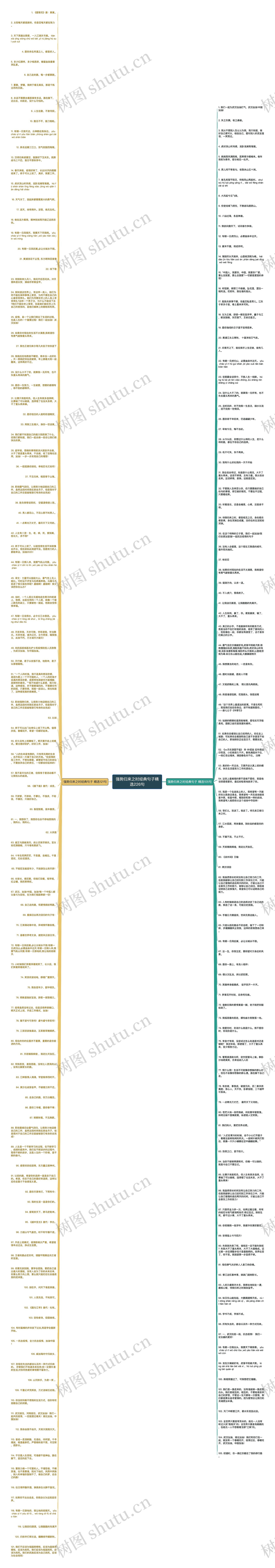 强势归来之时经典句子精选226句思维导图