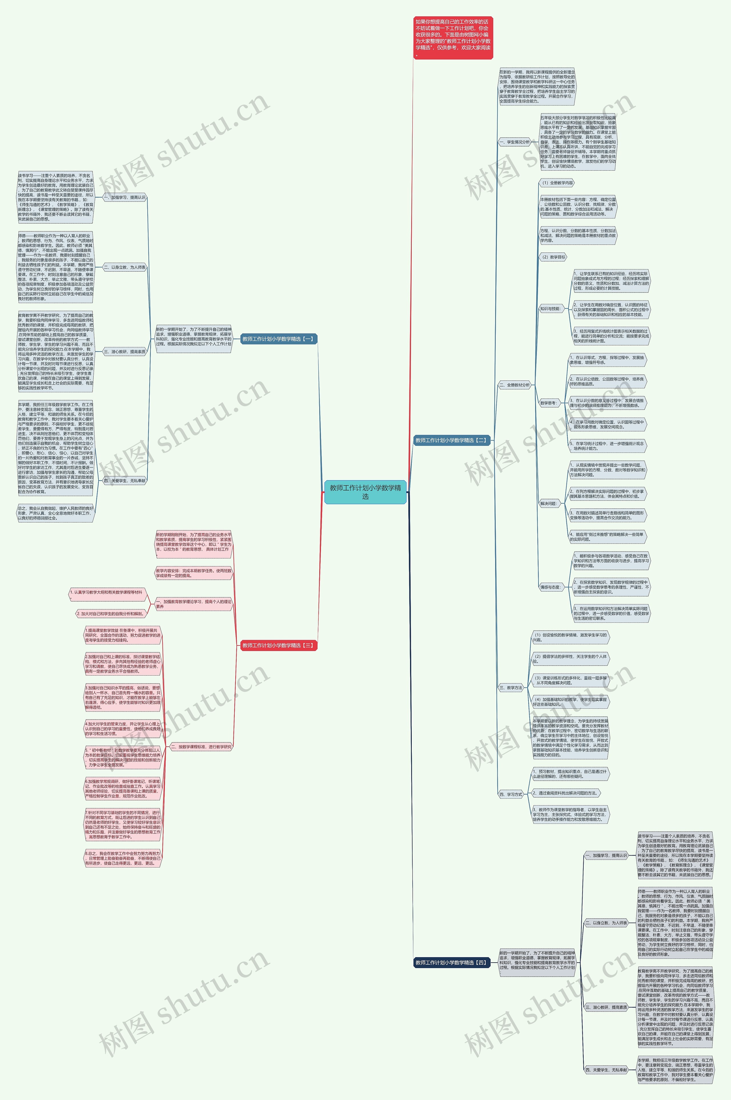 教师工作计划小学数学精选 教师工作计划小学数学精选