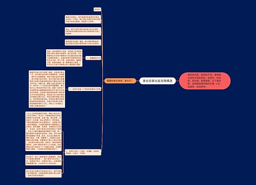 家长会家长发言稿精选