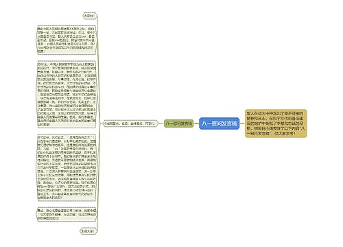 八一慰问发言稿