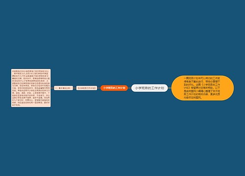 小学班务的工作计划