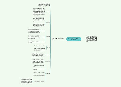 2018二年级第二学期班主任工作计划