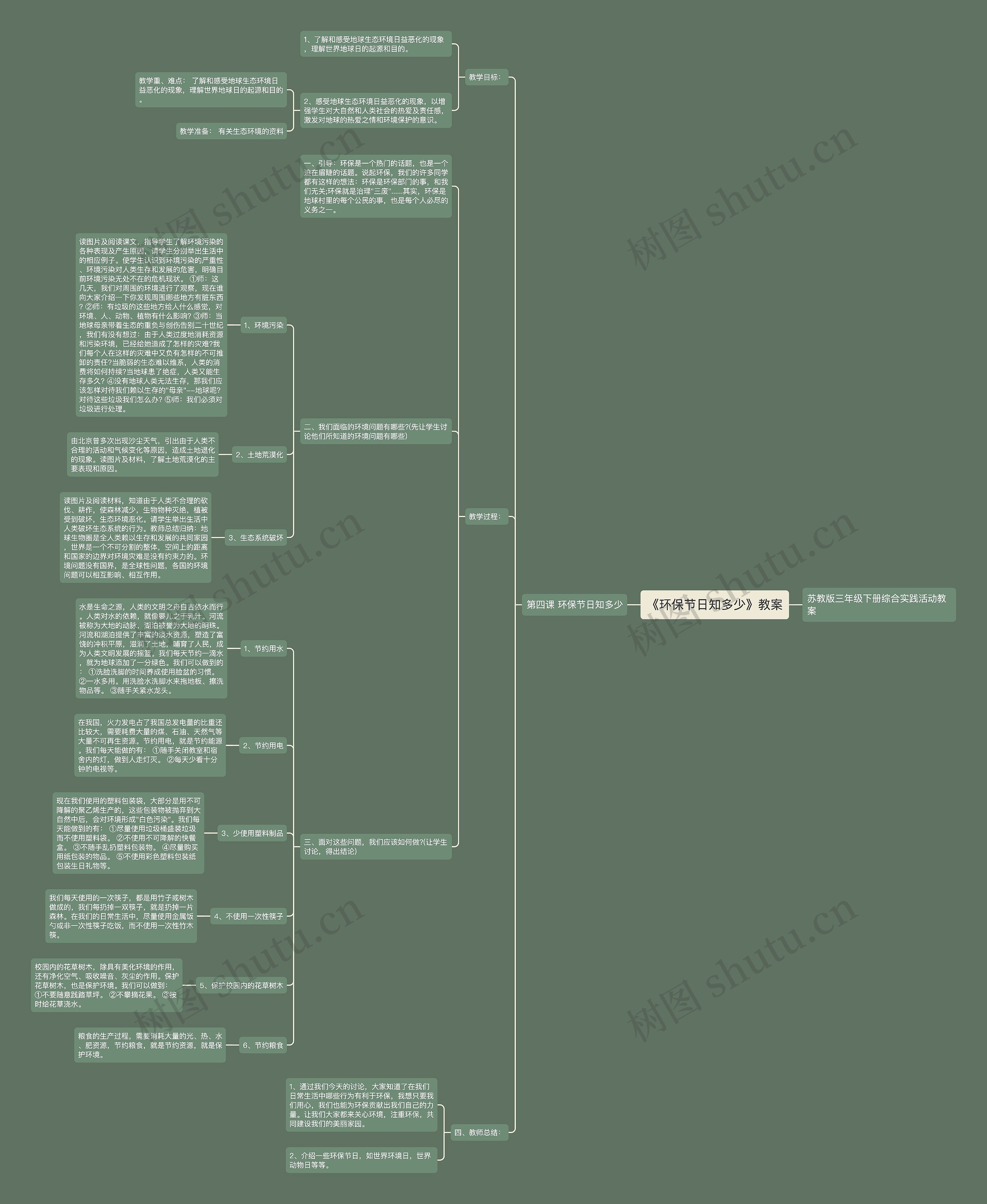 《环保节日知多少》教案
