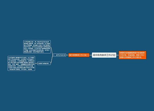 高中体育教师工作计划