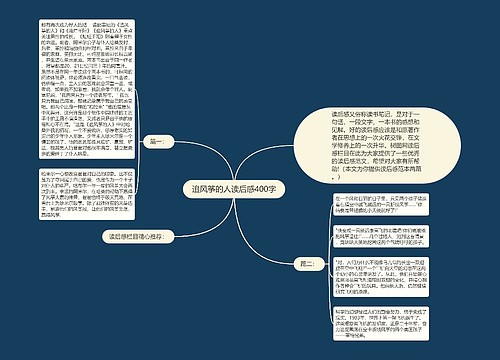 追风筝的人读后感400字