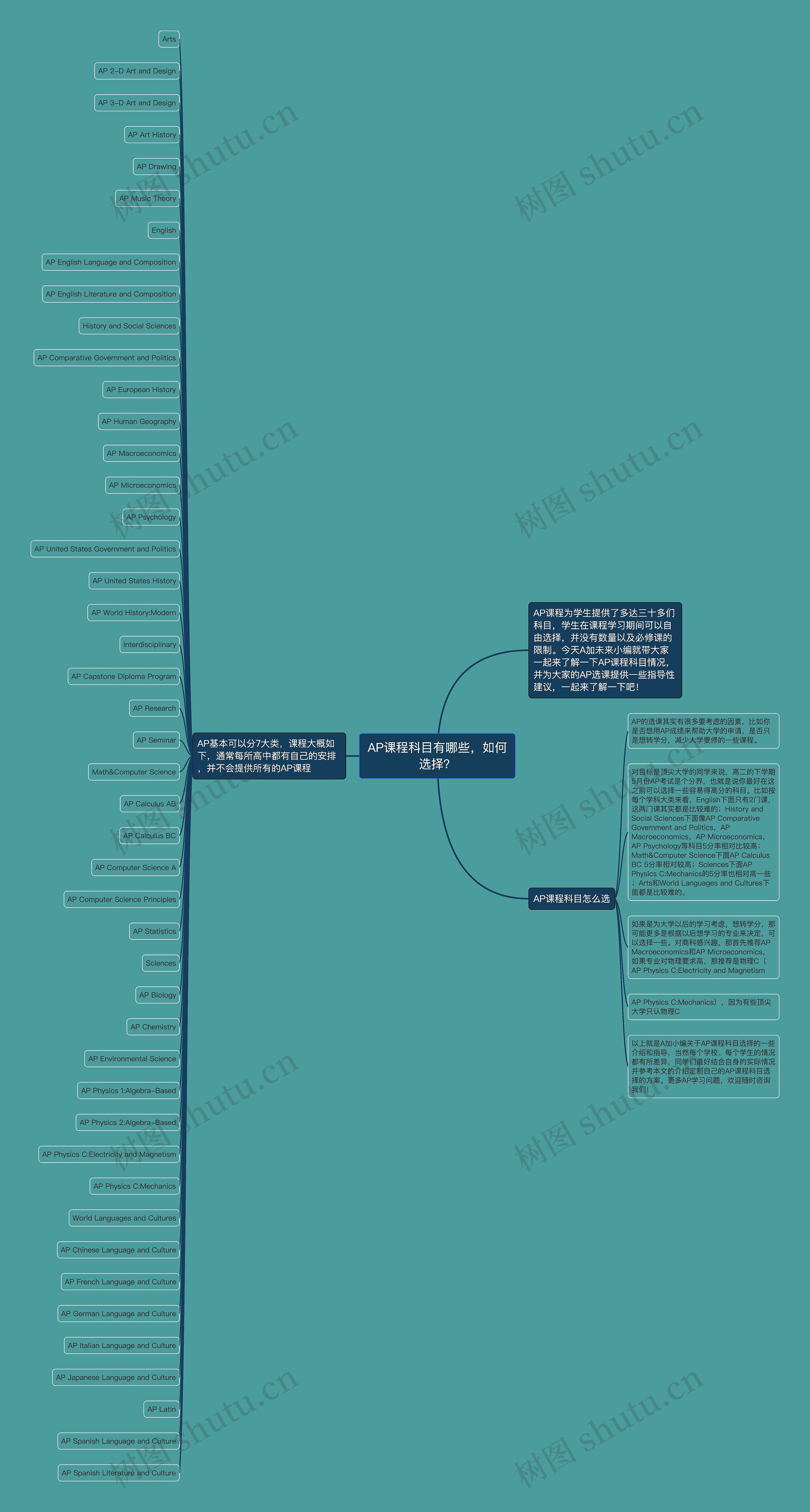 AP课程科目有哪些，如何选择？