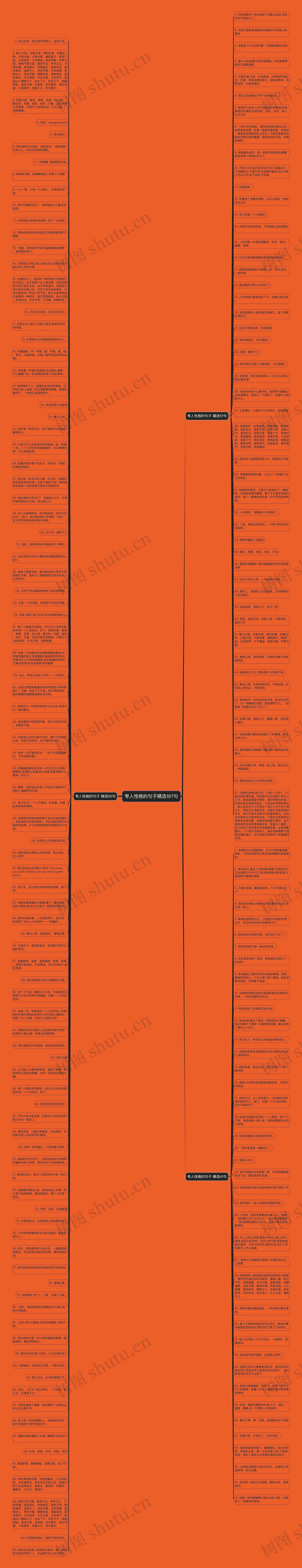 夸人性格的句子精选187句思维导图