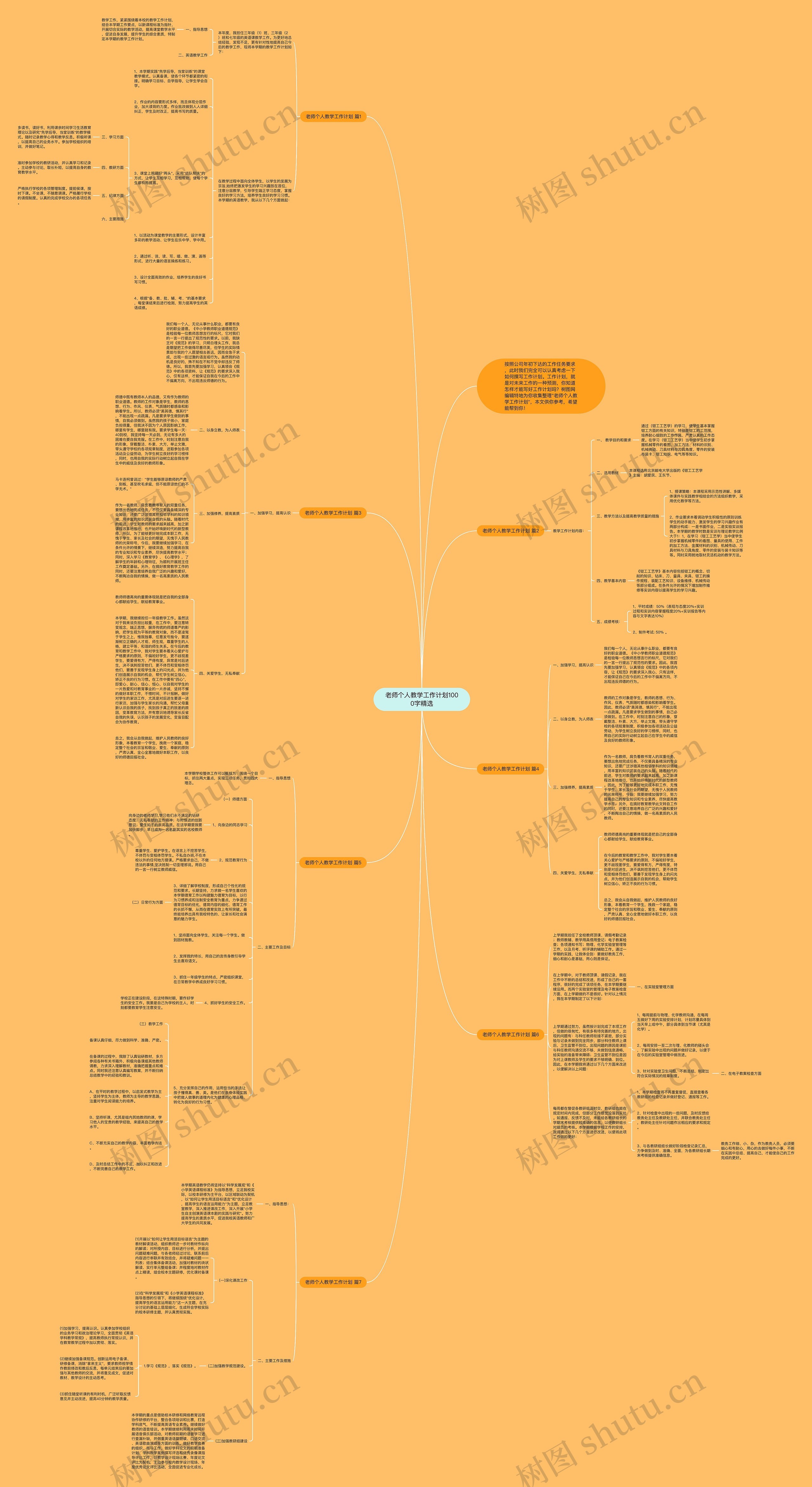 老师个人教学工作计划1000字精选