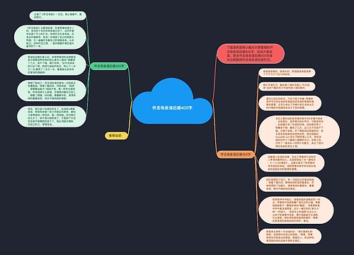 怀念母亲读后感400字 怀念母亲读后感400字