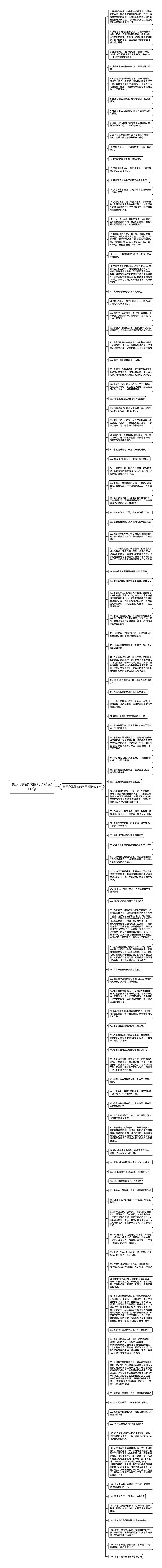 表示心跳很快的句子精选108句思维导图