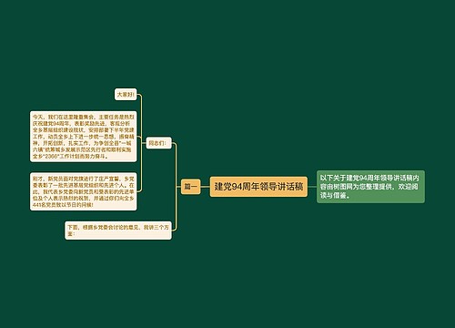 建党94周年领导讲话稿