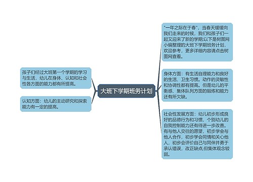 大班下学期班务计划