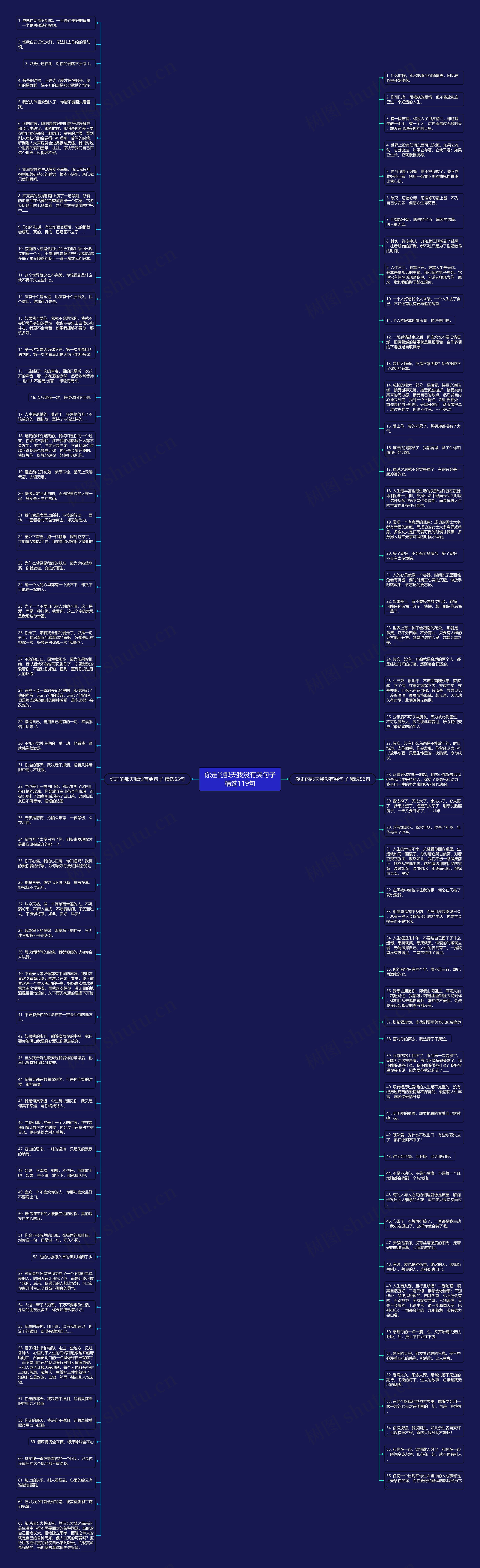 你走的那天我没有哭句子精选119句思维导图