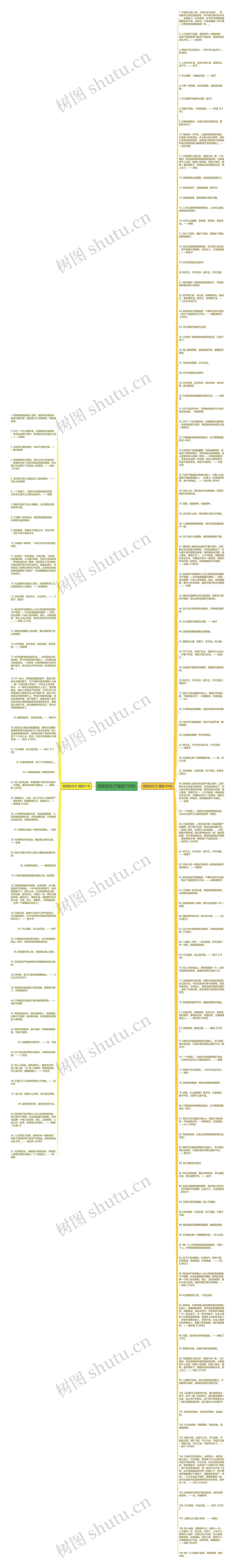 规矩的句子精选159句思维导图