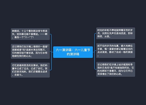 六一演讲稿：六一儿童节的演讲稿