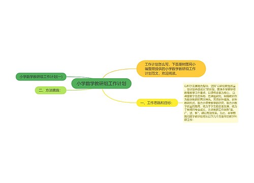 小学数学教研组工作计划