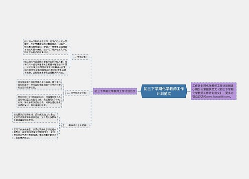 初三下学期化学教师工作计划范文