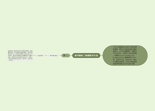 新学期初二物理教学计划