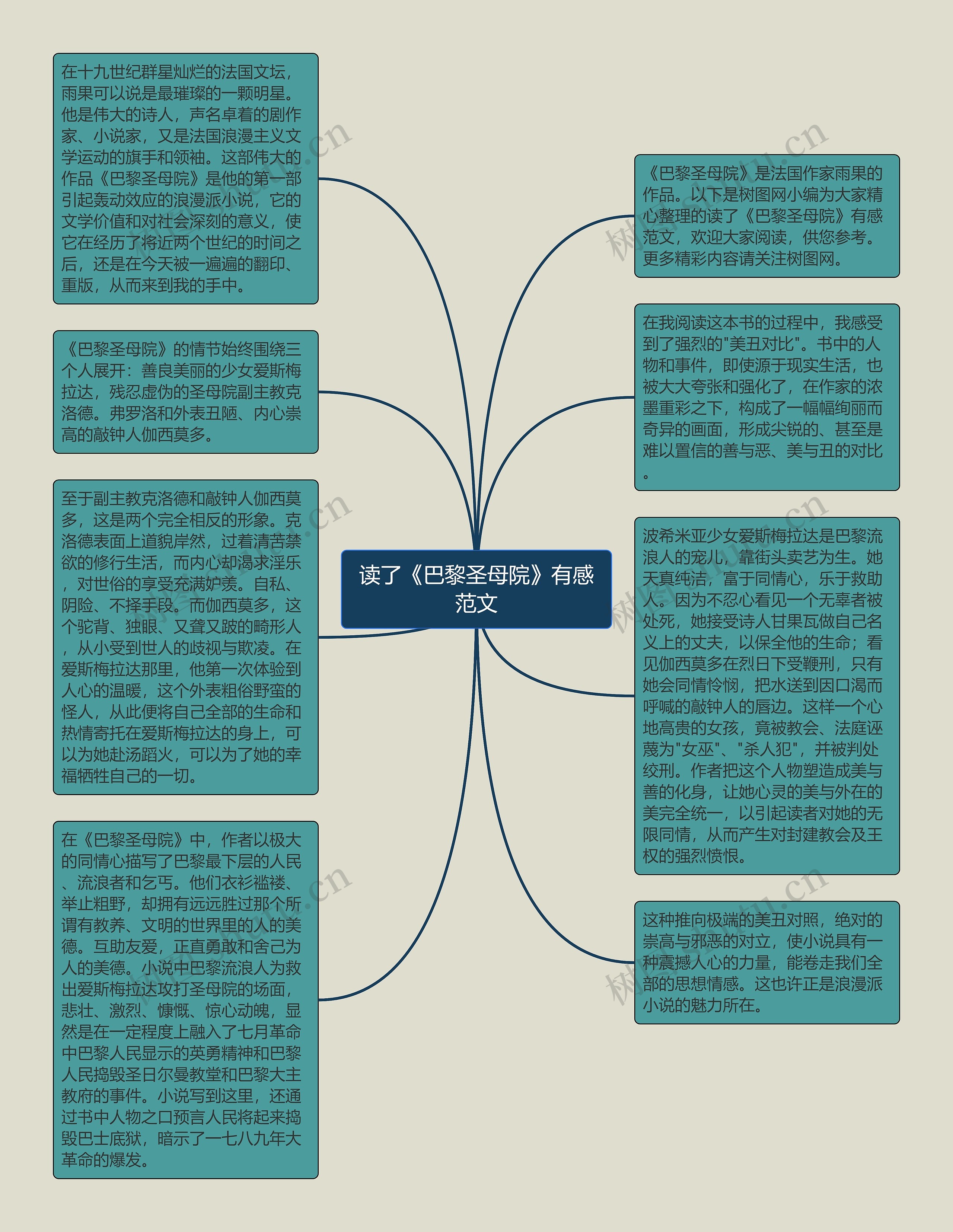 读了《巴黎圣母院》有感范文思维导图