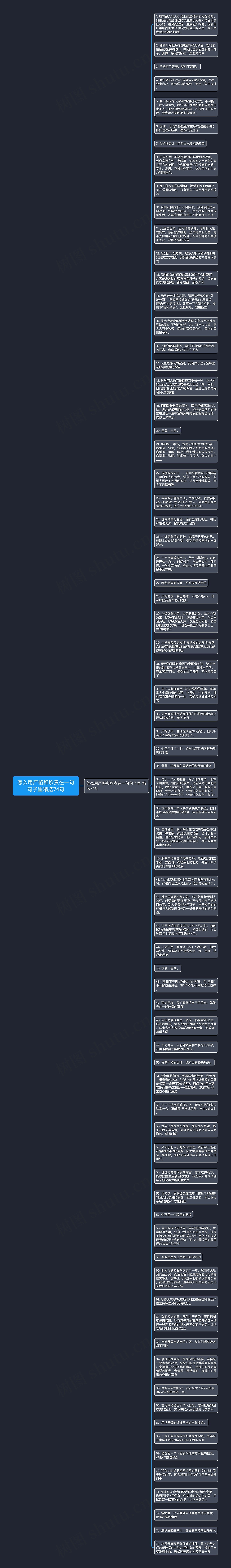 怎么用严格和珍贵在一句句子里精选74句思维导图