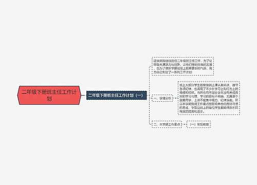 二年级下册班主任工作计划