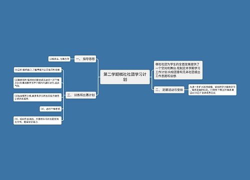 第二学期棋社社团学习计划