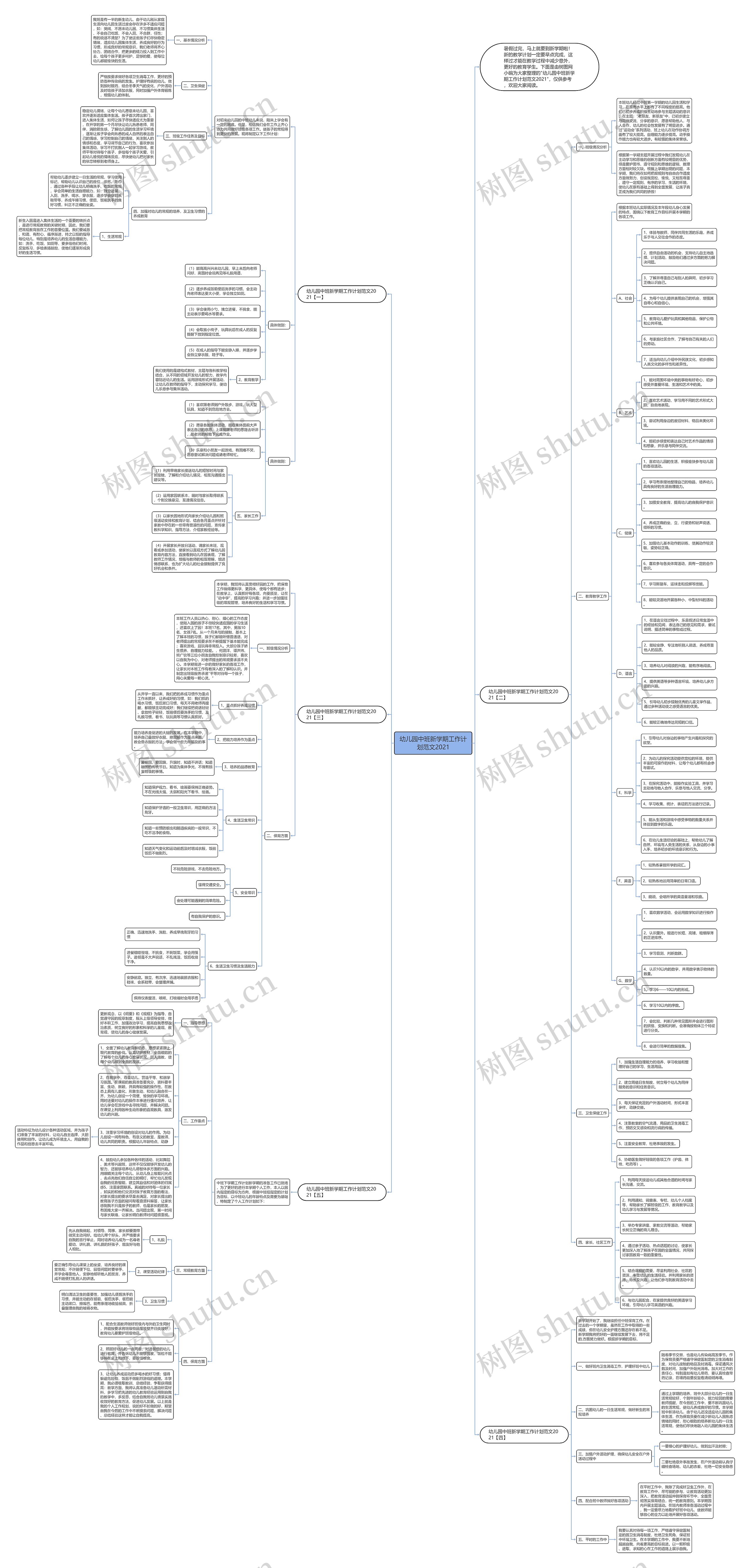 幼儿园中班新学期工作计划范文2021